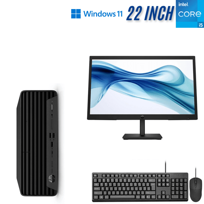 HP Pro 400 G9 SFF Production and Analytics Computer Set - i5 14500 - 16GB DDR5 - 256GB SSD - Win11 - New Special