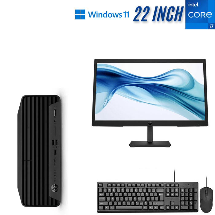 HP Pro 400 G9 SFF Power User Computer Set - i7 14700 - 16GB DDR5 - 1TB NVME - Win11Pro - Open Box Special