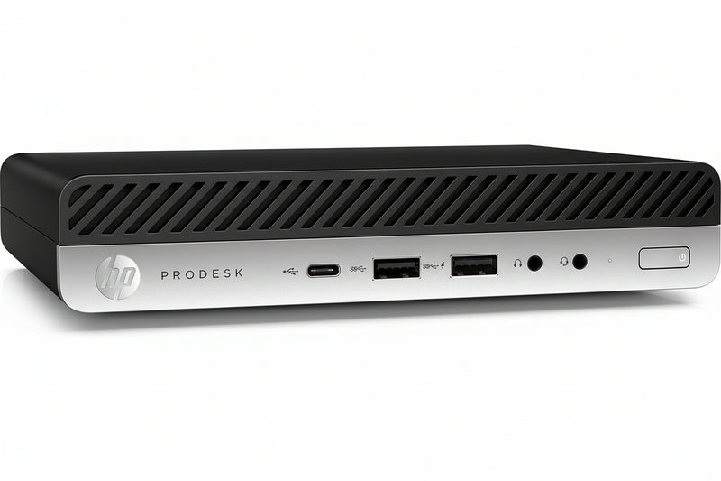 HP ProDesk 600 G4 DM Business Computer – i5 8500T – 8GB DDR4 – 256GB NVMe  – Win11Pro – Refurb
