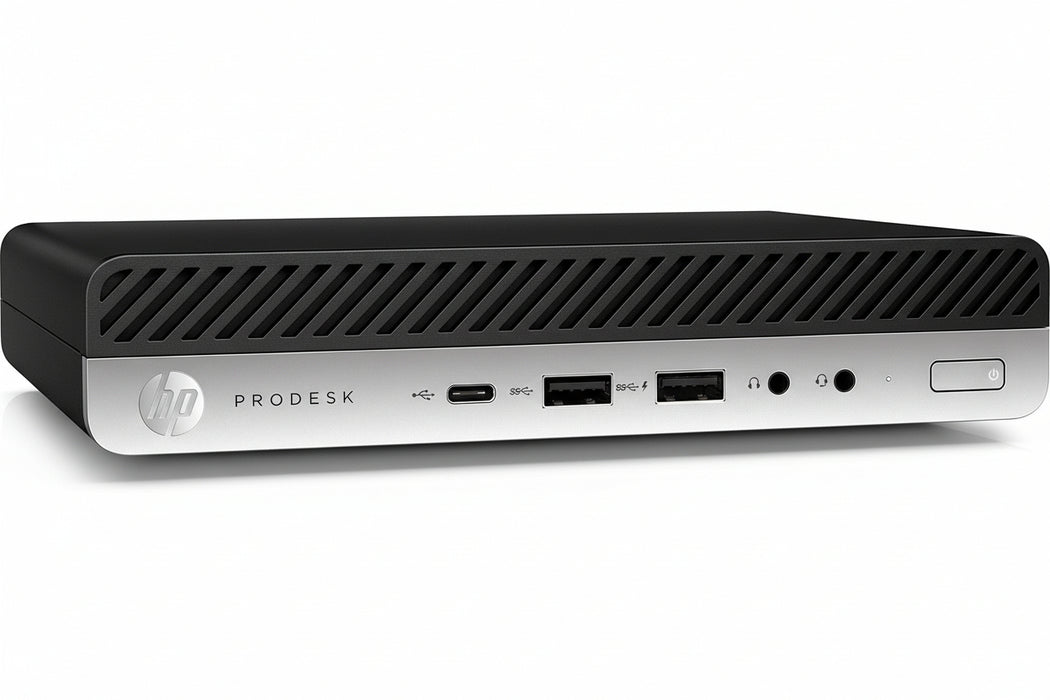 HP ProDesk 600 G4 DM Business Computer – i5 8500T – 8GB DDR4 – 256GB NVMe  – Win11Pro – Refurb