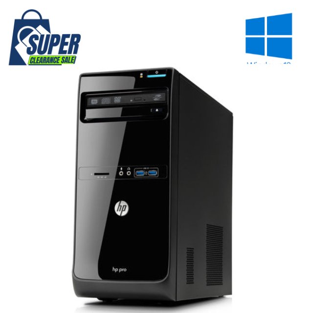 HP PRO 3500 MT - PENTIUM G2030 - 2GB DDR3 - 250GB SATA HDD - WINDOWS 10 PRO 64 BIT - REFURBISHED COMPUTER