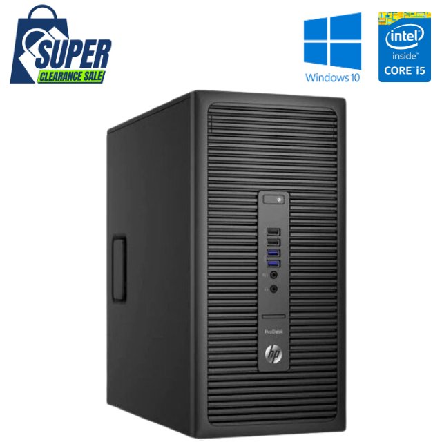 HP 280 G1 MT - I5 4590S - 4GB DDR3 - 500GB SATA HDD - WINDOWS 10 PRO 64 BIT - REFURBISHED COMPUTER