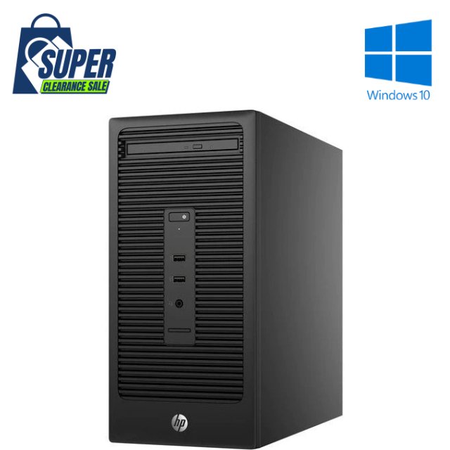 HP 280 G2 MT - PENTIUM G4400 - 8GB DDR4 - 500GB SATA HDD - WINDOWS 10 PRO 64 BIT - REFURBISHED COMPUTER