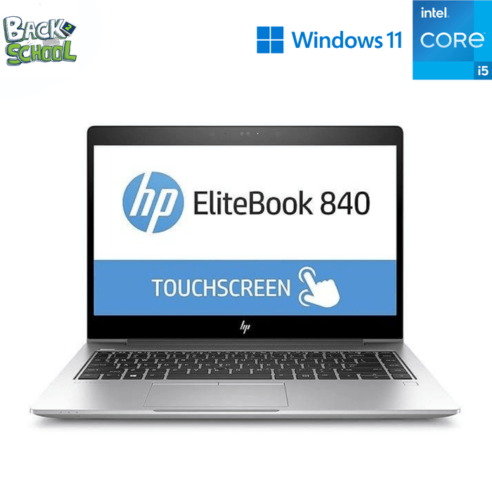 HP EliteBook 840 G5 14 Inch Professional Touch Laptop; i5 8350u; 16GB PC4; 256GB SSD; Win11Pro; Refurb Special