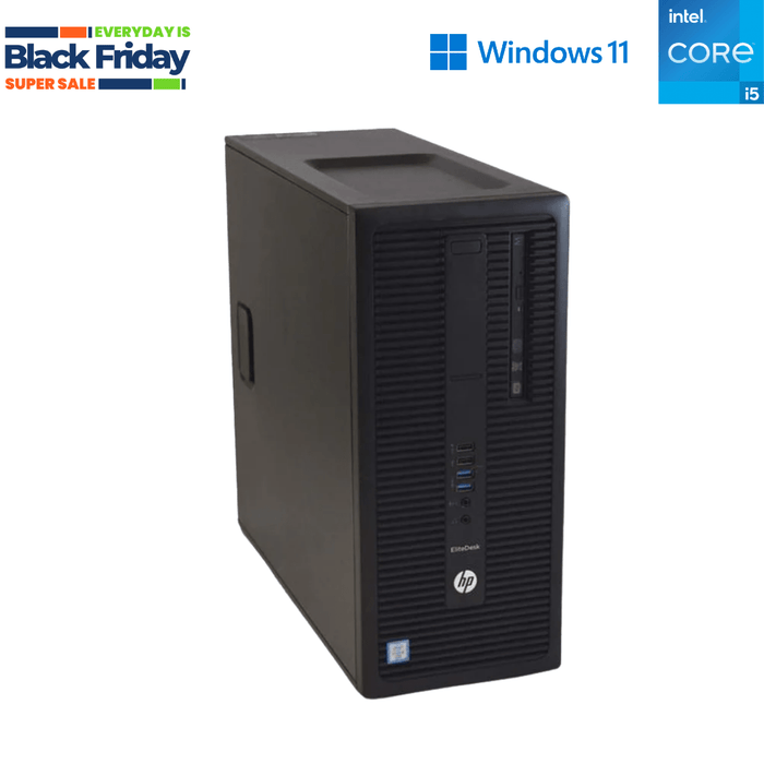HP EliteDesk 800 G2 Tower Business Computer – i5 6500 – 8GB DDR4 – 256GB SSD – Win11Pro – Refurb