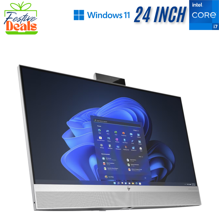 HP EliteOne 840 G9 No Stand 23.8 Inch All-in-One Desktop PC - I7 14700 - 32GB DDR5 - 256GB SATA SSD - Open box