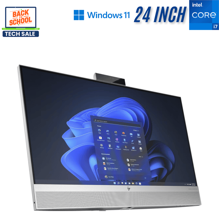 HP EliteOne 840 G9 No Stand 23.8 Inch All-in-One Desktop PC - I7 14700 - 32GB DDR5 - 256GB SATA SSD - Open box