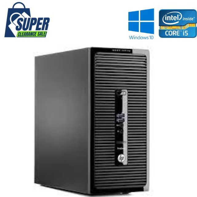 HP PRODESK 400 G2 MT - I5 4590S - 4GB DDR3 - 320GB SATA HDD - WINDOWS 10 PRO 64 BIT - REFURBISHED COMPUTER