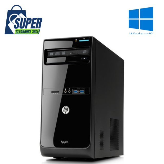 HP PRO 3500 MT - PENTIUM G2030 - 4GB DDR3 - 250GB SATA HDD - WINDOWS 10 PRO 64 BIT - REFURBISHED COMPUTER