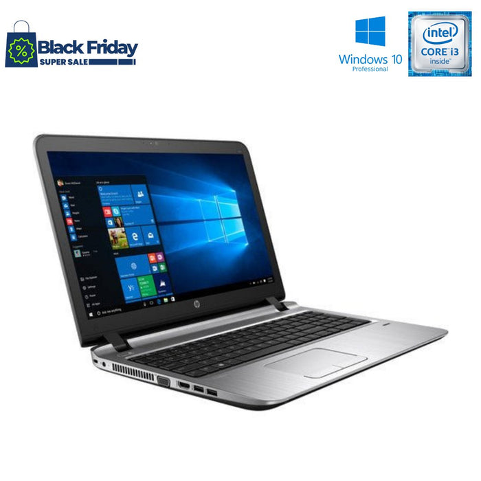 HP ProBook 450 G3 15.6 Inch Office Laptop; i3 6100u; 8GB PC4; 256GB SSD; Win10Pro; Refurb Special