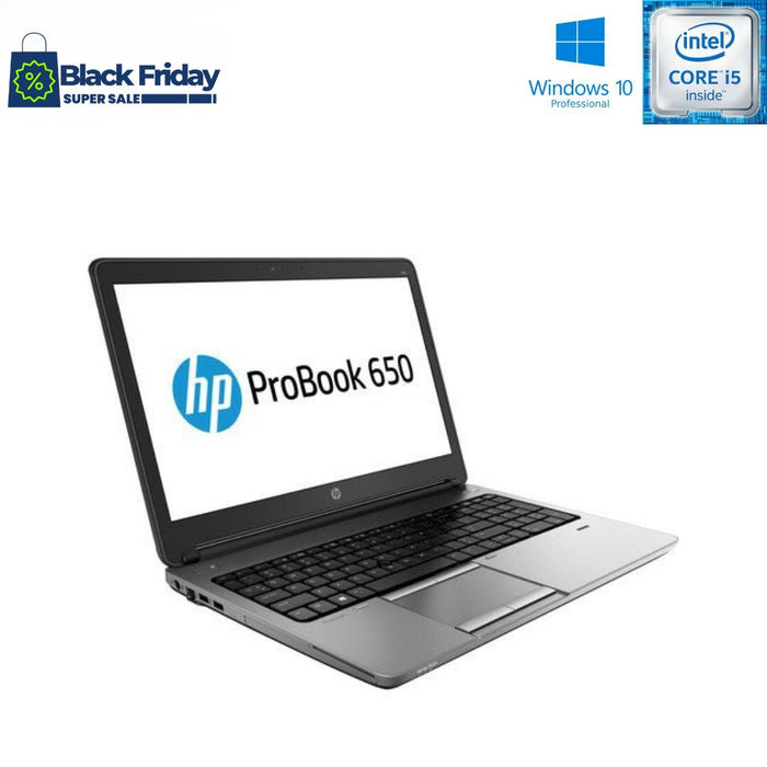 HP ProBook 650 G2 15.6 Inch Laptop; i5 6200U; 8GB PC4; 256GB SSD; Win10Pro; Refurb Special