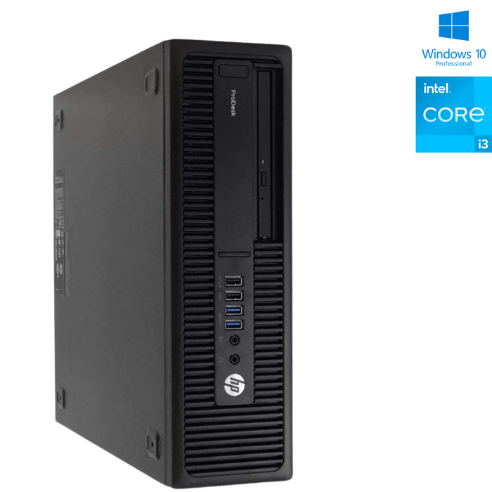 HP ProDesk 600 G2 SFF Computer; i3 6100; 4GB PC4; 128GB SSD; 500GB HDD; Win10Pro; Refurb Special