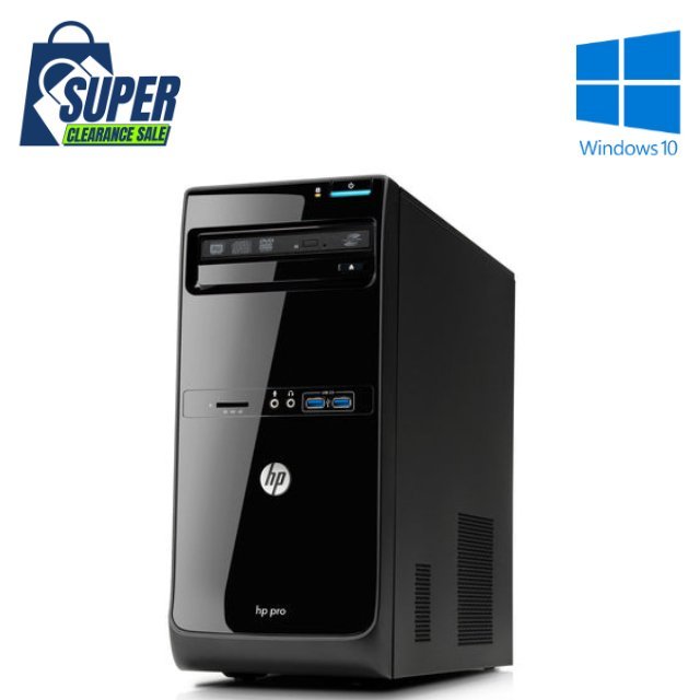 HP PRO 3500 MT - PENTIUM G2020 - 4GB DDR3 - 250GB SATA HDD - WINDOWS 10 PRO 64 BIT - REFURBISHED COMPUTER