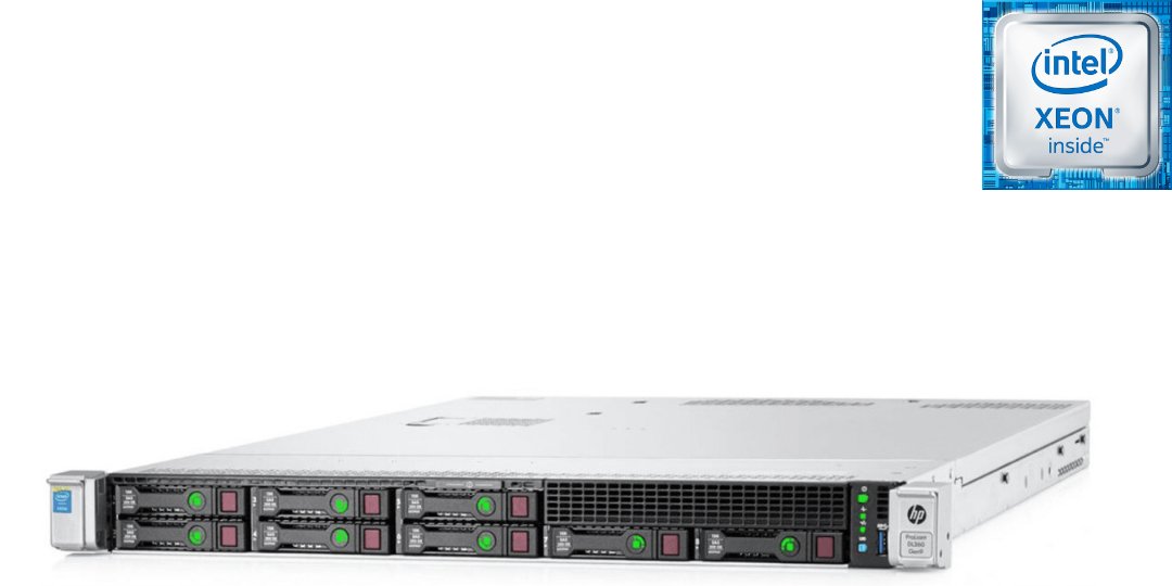 HP Proliant DL360 Gen9 Development & Testing Server - 8 SFF - 2 x Xeon E5-2623 V3 - 32GB PC4 - 2 x 900GB - B140i - QP 1GB - 2 x 500W - 1U Rackmount - Refurb