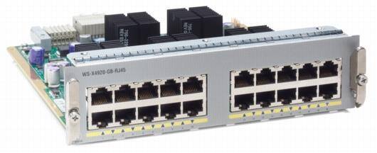 Cisco WS-X4920-GB-RJ45 20PT 10/100/1000 RJ45 Switch Module