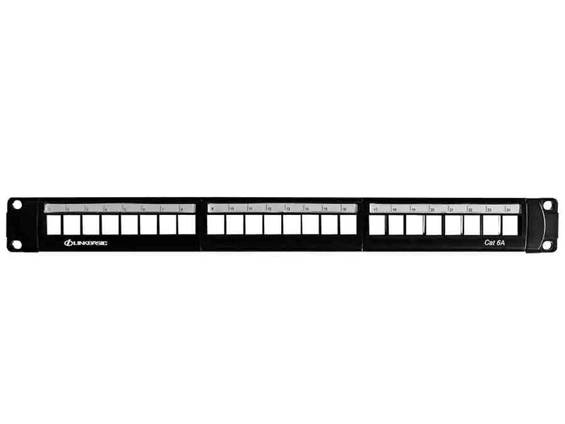 Linkbasic 24 Port Cat6a Rack Mount Patch Panel-0