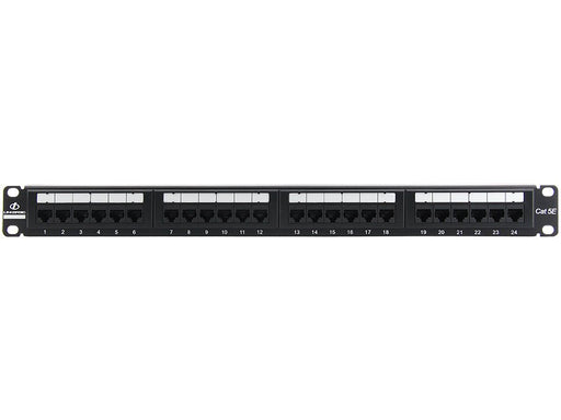 Linkbasic 24 Port Cat5e Rack Mount Patch Panel-0