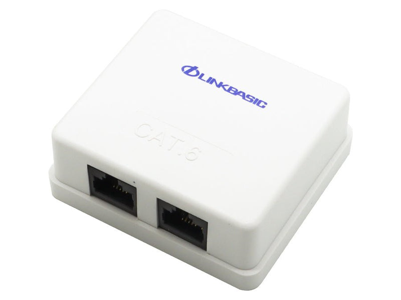 Linkbasic Cat6 Double Surface Mount Box-0