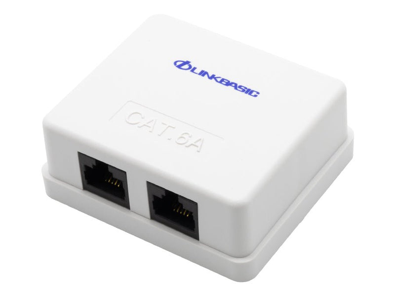 Linkbasic Cat6a Double Surface Mount Box-0
