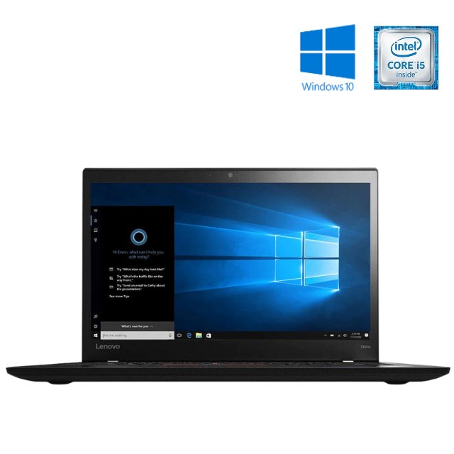 LENOVO THINKPAD T460S - I5 6300U - 8GB DDR4 - 256GB SSD - WINDOWS 10 PRO 64 BIT - Refurbished 14 INCH LAPTOP