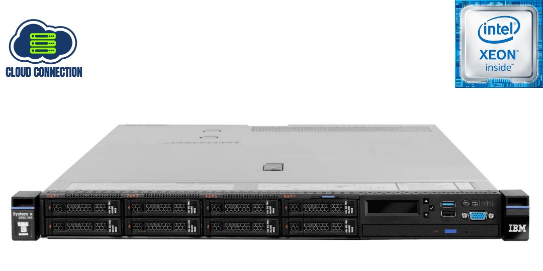 LENOVO X3550 M5 - 2 X XEON E5-2620 V3 (6 CORES) - 32GB DDR4 ECC RAM - NO HDD'S - NO CADDIES - NO RAIL KIT - 1U RACK MOUNTABLE SERVER