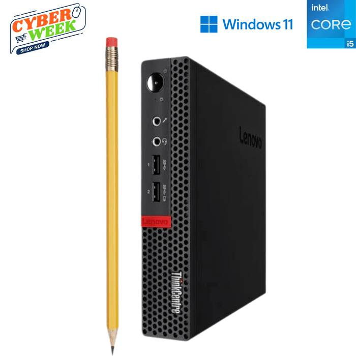 Lenovo ThinkCentre M710Q Tiny Office Computer  – i5 7500T – 4GB DDR4 – 500GB HDD – Win10Pro – Refurb