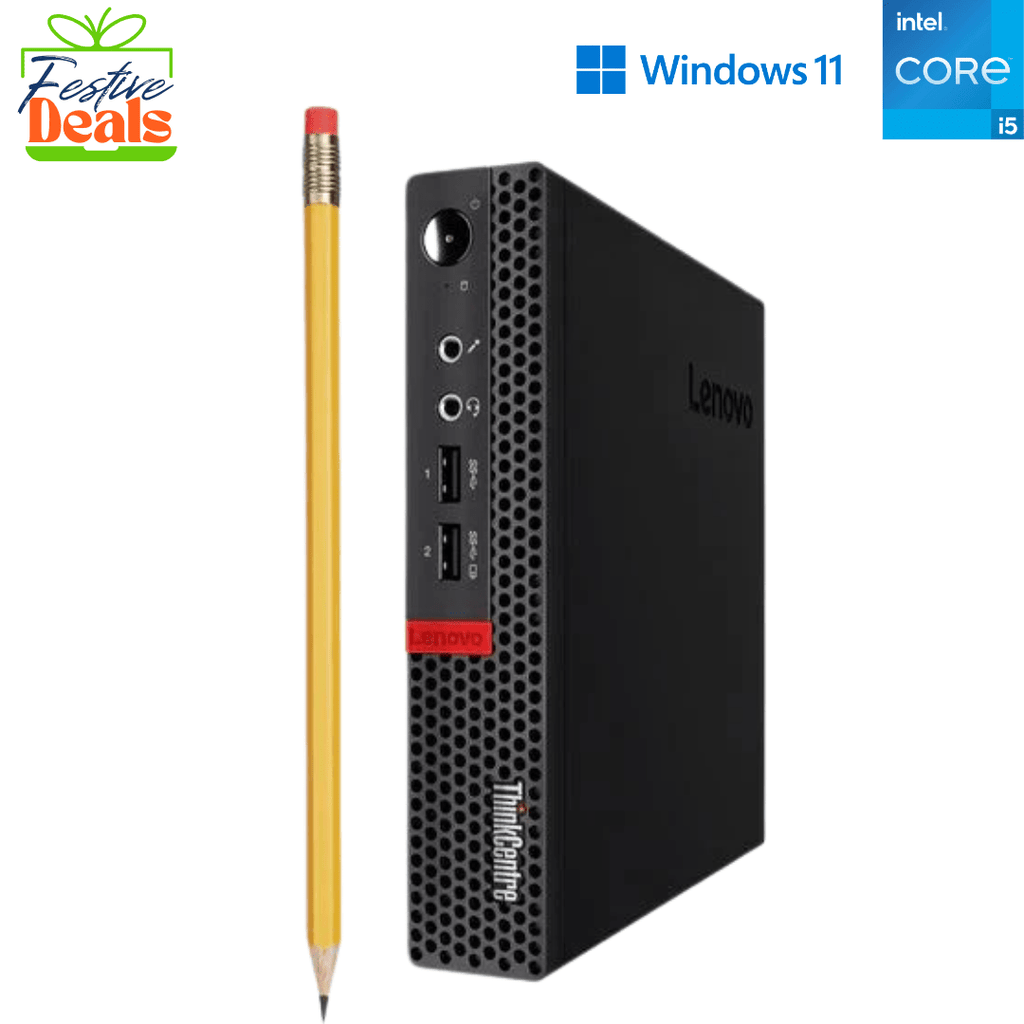 Lenovo ThinkCentre M710Q Tiny Office Computer – i5 7500T – 4GB
