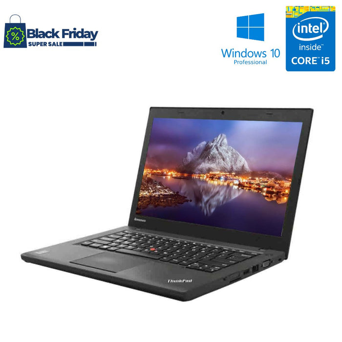 Lenovo ThinkPad T440P 14 Inch Laptop; i5 4200M; 8GB PC3; 256GB SSD; Win10Pro; Refurb Special