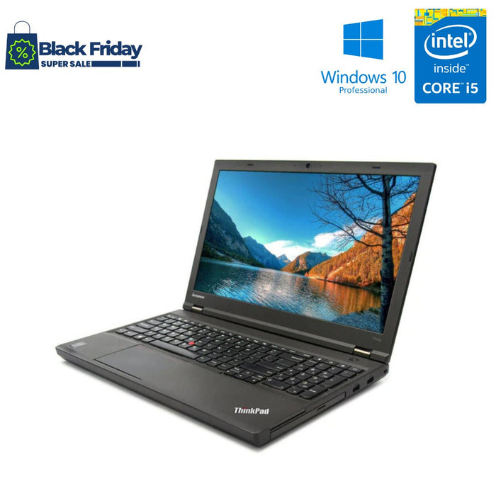 Lenovo ThinkPad T540P 15.6 Inch Laptop; i5 4210M; 8GB PC3; 500GB HDD; Win10Pro; Refurb Black Friday Special