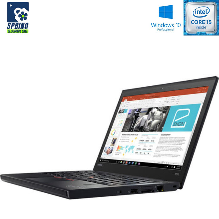 LENOVO THINKPAD X270 - I5 6200U - 8GB DDR4 - 256GB SSD - WINDOWS 10 PRO 64 BIT - REFURBISHED 12.5 INCH LAPTOP