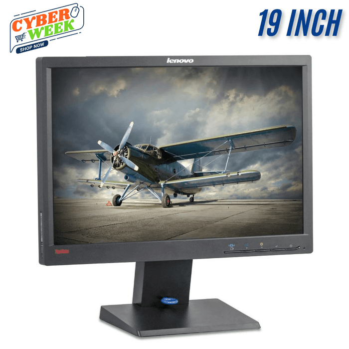 Lenovo Thinkvision LT1952p 19 Inch Wide Monitor - VGA, DVI & Displayport - Refurb Special