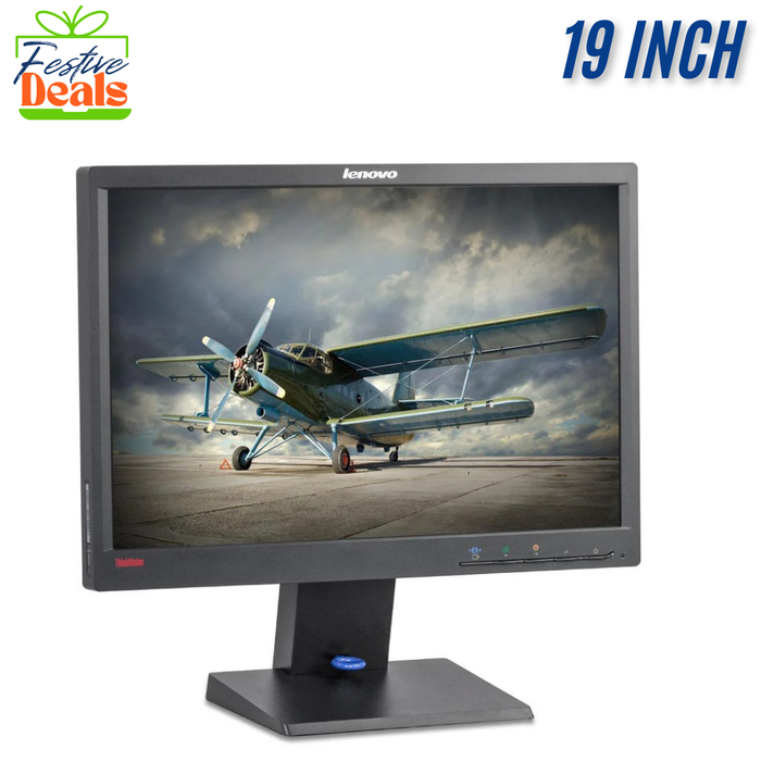 Lenovo Thinkvision LT1952p 19 Inch Wide Monitor - VGA, DVI & Displayport - Refurb Special