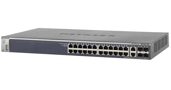 Netgear M4100-26G GSM7224v2h2 ProSAFE 26-Port Gigabit L2+ Managed Switch – Used