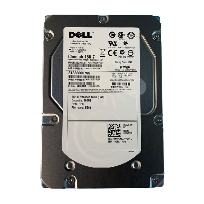 Pre-Owned Dell ST3600057SS - 600GB SAS Hard Drive - 3.5" - 15000 RPM - 6GB/s