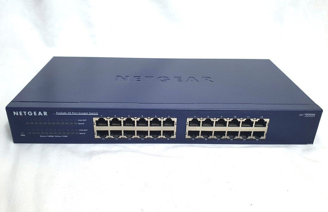 Netgear JGS524 V1 ProSafe  24 Port Gigabit Switch – Refurb