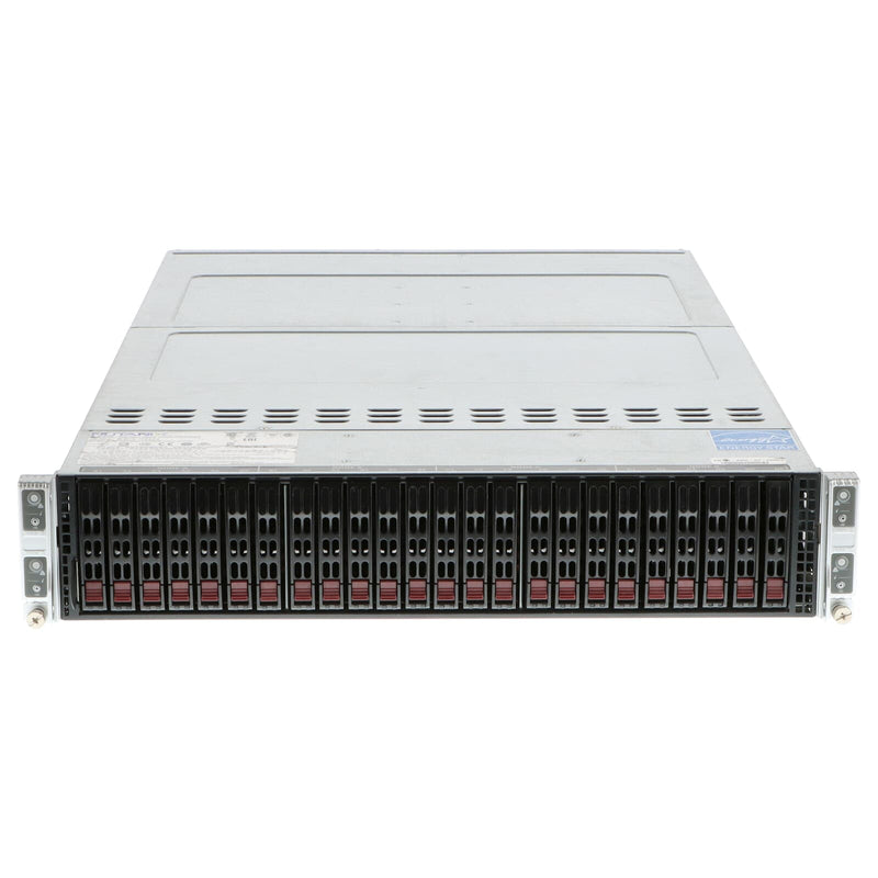 Nutanix NX-T00-4NL3-G5 2U Rackmount Server - 24 SFF - 8 x Xeon E5-2680 V4 - 224GB DDR4 - 4 x 2TB SATA - AOC-53908L - Intel I350 - 2 x 2000W - Refurb