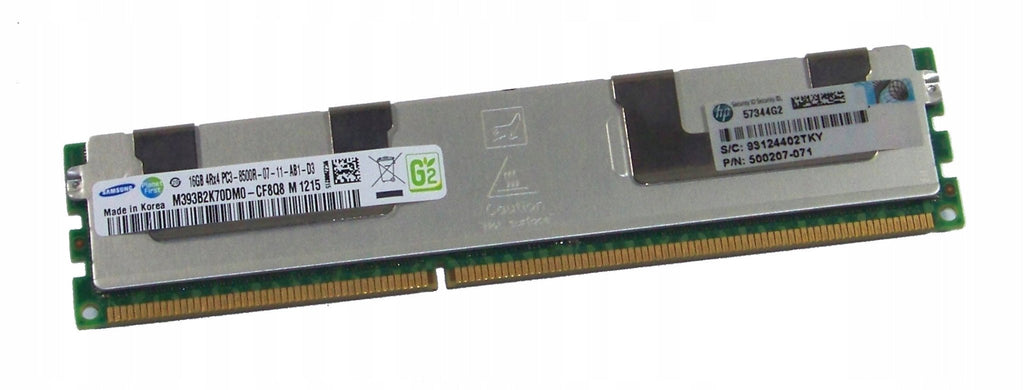 Samsung 16GB✖️4枚DDR3 ECC Registered メモリー Samsung 16GB 4Rx4 PC3-8500R-07-11-AB1-D3 DDR3 ECC Registered