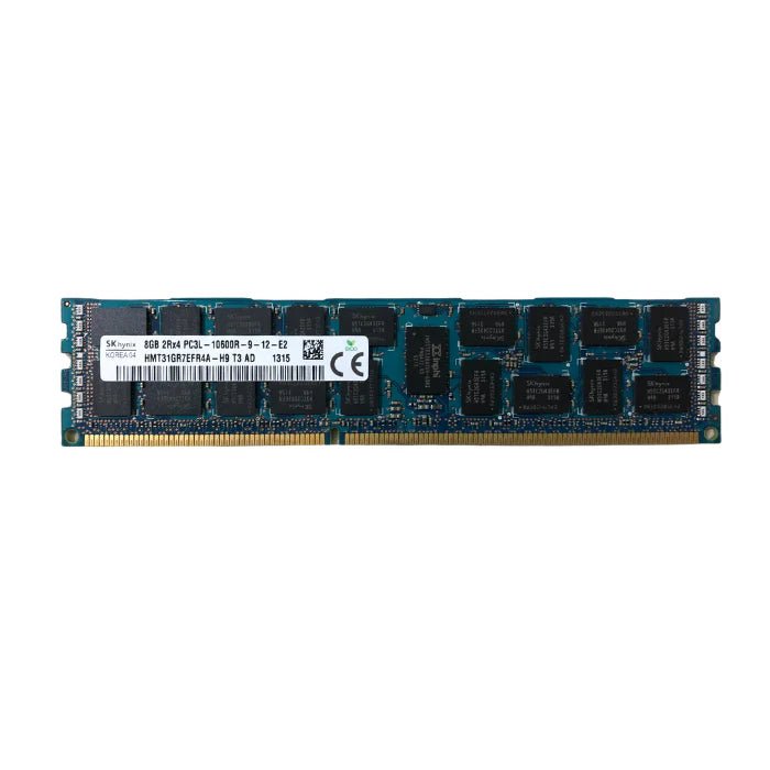 SK Hynix 8GB 2Rx4 PC3-10600R-9-12-E2 DDR3 ECC Server RAM – Refurb