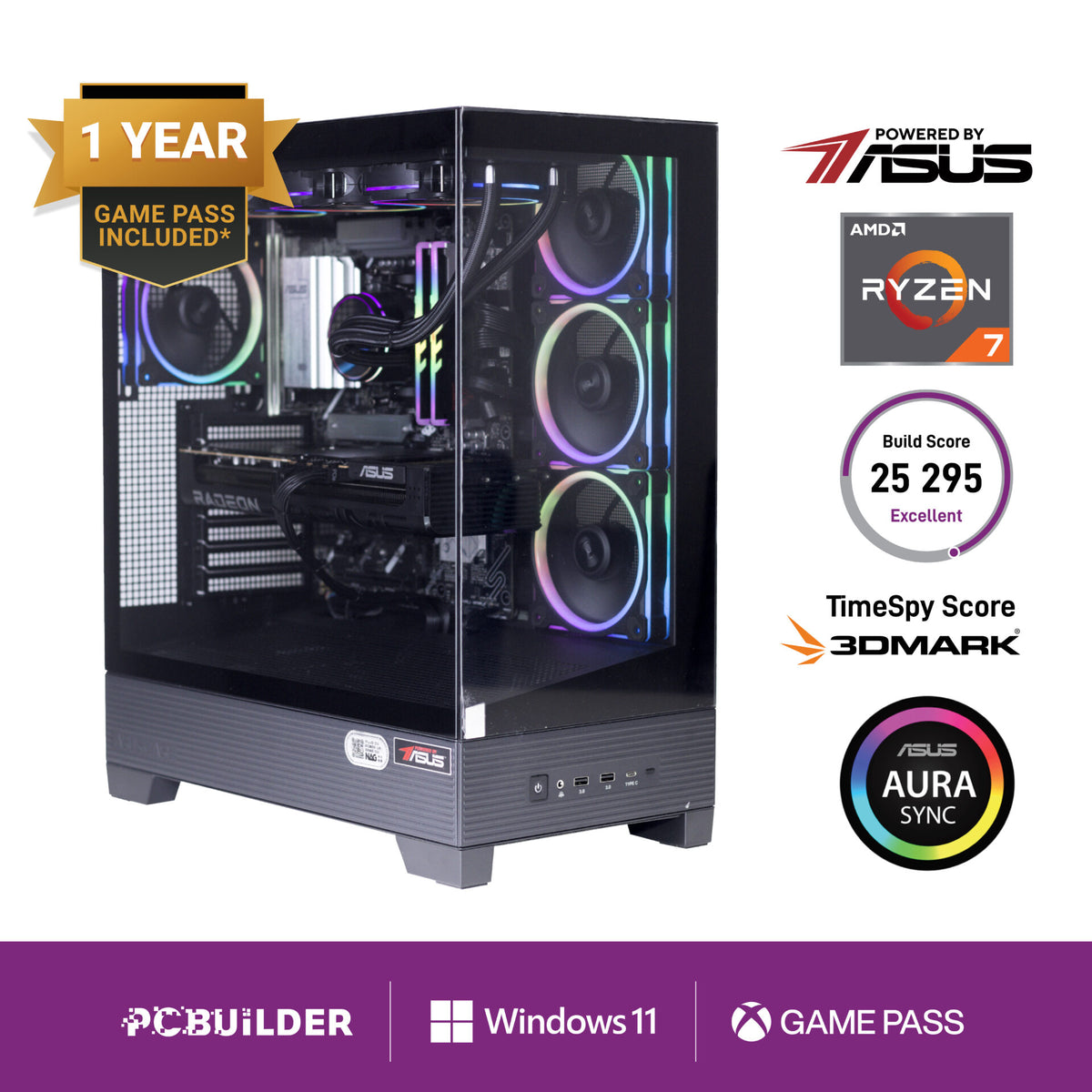 PCBuilder Ryzen 7 7800X3D MAXIMUS Windows 11 Gaming PC — ITAD Store