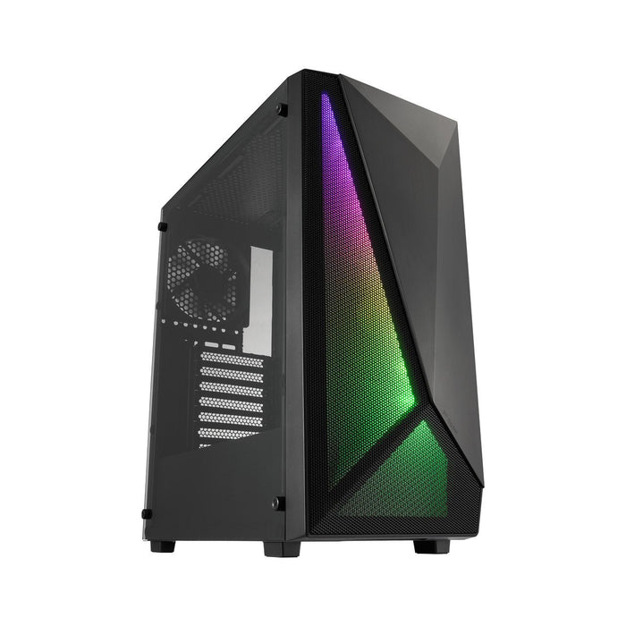 FSP CMT195A Tower Gaming Computer; Asus H610M-R D4 MB; i3 13100; 8GB PC4; 256GB SSD; Win11Pro; New