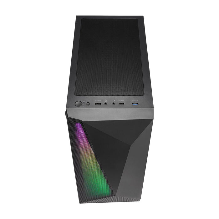 FSP CMT195A Tower Gaming Computer; Asus H610M-R D4 MB; i3 13100; 8GB PC4; 256GB SSD; Win11Pro; New