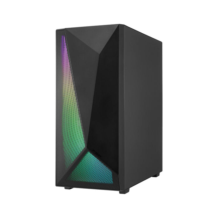 FSP CMT195A Tower Gaming Computer; Asus H610M-R D4 MB; i3 13100; 8GB PC4; 256GB SSD; Win11Pro; New