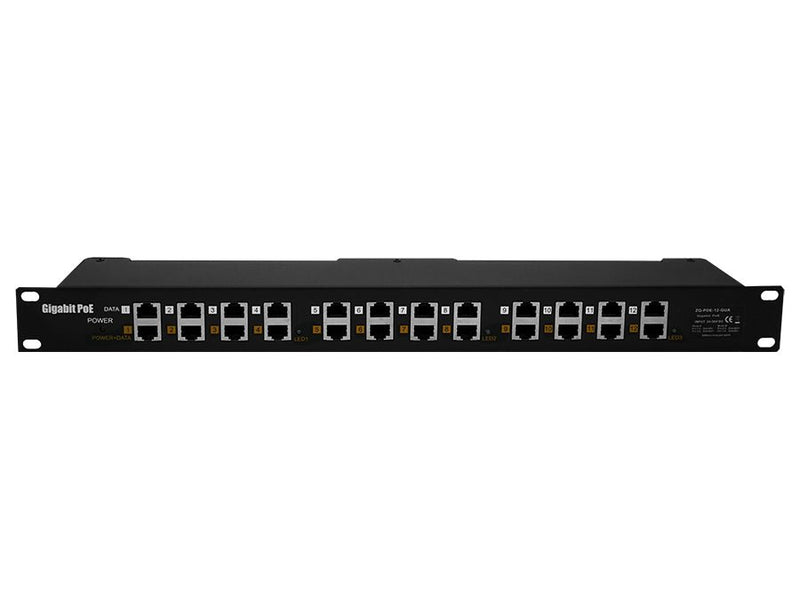 12 Port Gigabit Passive PoE Injector-0