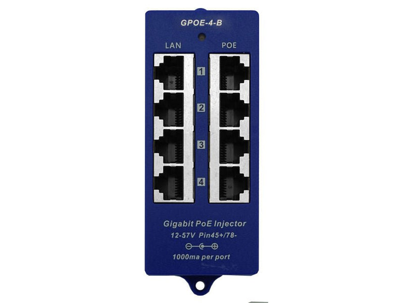 4 Port Gigabit Passive PoE Injector-0