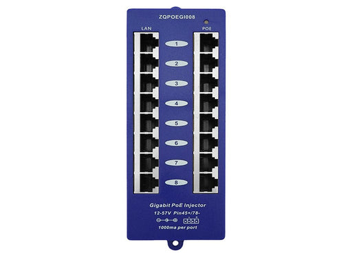 8 Port Gigabit Passive PoE Injector-0