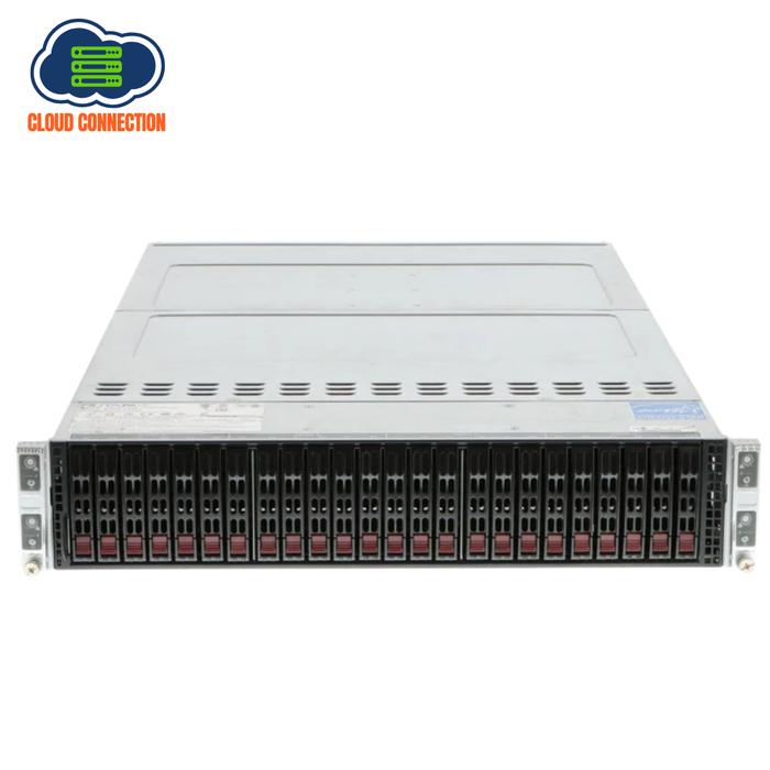 Nutanix NX-T00-4NL3-G5 2U Rackmount Server - 24 SFF - 8 x Xeon E5-2680 V4 - 224GB DDR4 - 4 x 2TB SATA - AOC-53908L - Intel I350 - 2 x 2000W - Refurb