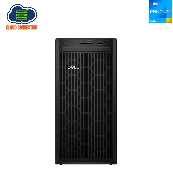 Dell PowerEdge T150 4U Tower Server – Pentium Gold G6405T – 8GB DDR4 – 3 × 2TB SATA – PERC H755 – Broadcom BCM5720 – New Special