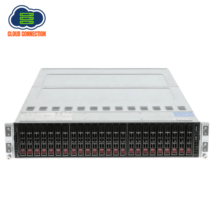 Nutanix NX-T00-4NL3-G5 2U Rackmount Server - 24 SFF - 8 x Xeon E5-2680 V4 - 256GB DDR4 - 4 x 2TB SATA - AOC-53908L - Intel I350 - 2 x 2000W - Refurb