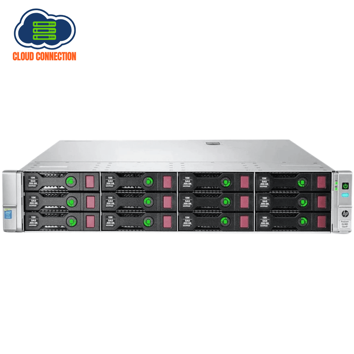 HP Proliant DL380 Gen9 2U Rackmount Server - 12 LFF + 3 LFF(Rear) - 2 x Xeon E5-2680 V3 - 128GB DDR4 - 10 x 6TB SATA + 4 x 1.92TB SSD - P840 Raid - HP 331I + HP 546-FLR-SFP+ - 2 x 800W - Refurb