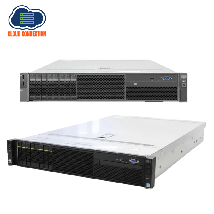Huawei 2288H V5 2U Rackmount Server – 8 SFF – 2 × Xeon Bronze – 128GB DDR4 – 5 × 600GB SAS – LSI MegaRAID Tri-Mode SAS3508 – Intel X722 + MT27710 – 2 × 550W – Refurb